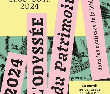 «  2024, l’odyssée du Patrimoine : dans les coulisses de la bibliothèque » à la médiathèque André Malraux